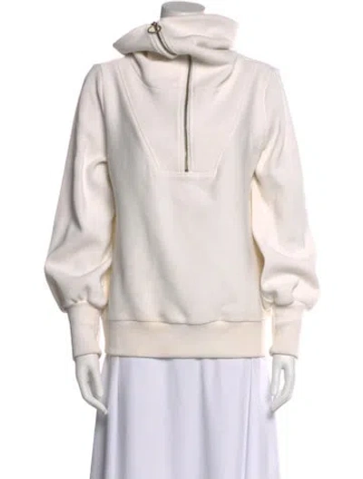 Pre-owned Varley Turtleneck Sweater In Neutral