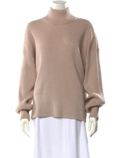 Pre-owned Varley Turtleneck Sweater In Neutral