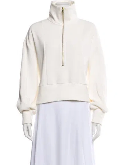 Pre-owned Varley Turtleneck Sweater In Neutral