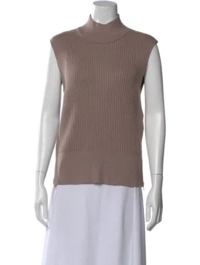 Pre-owned Varley Turtleneck Sweater In Neutral