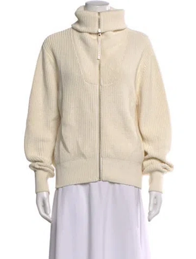 Pre-owned Varley Turtleneck Sweater In Neutral