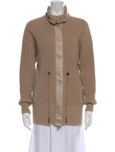 Pre-owned Varley Turtleneck Sweater In Neutral