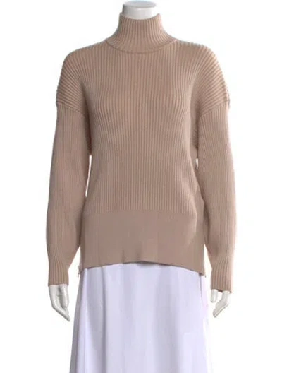 Pre-owned Varley Turtleneck Sweater In Neutral