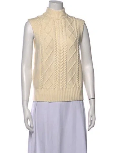 Pre-owned Varley Turtleneck Sweater In Neutrals