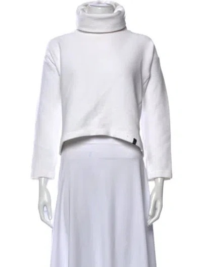 Pre-owned Varley Turtleneck Sweater In Neutrals