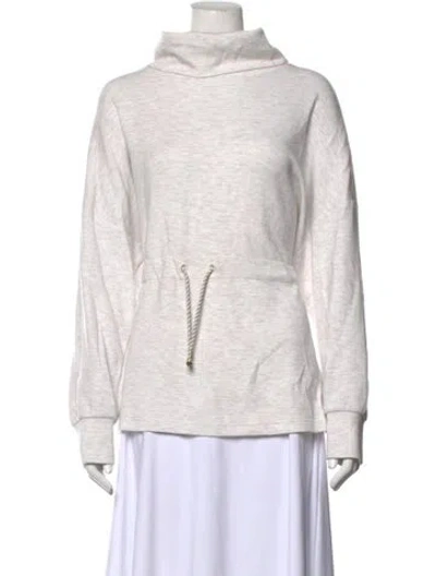 Pre-owned Varley Turtleneck Sweater In Neutrals