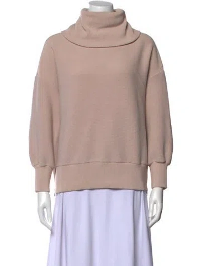 Pre-owned Varley Turtleneck Sweater In Neutrals