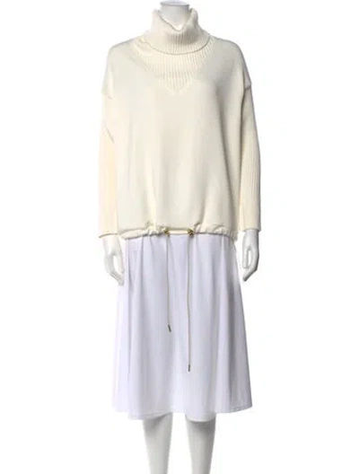 Pre-owned Varley Turtleneck Sweater In Neutrals