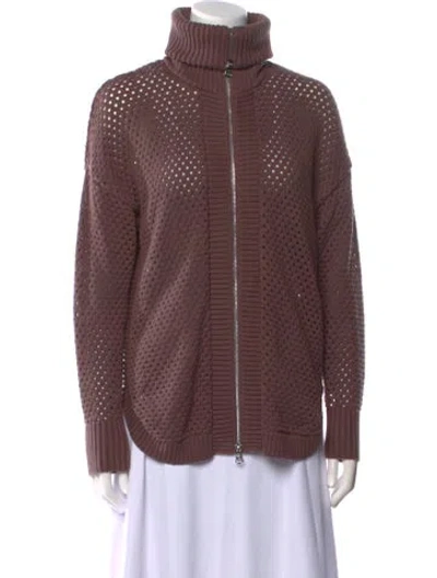 Pre-owned Varley Turtleneck Sweater In Purple