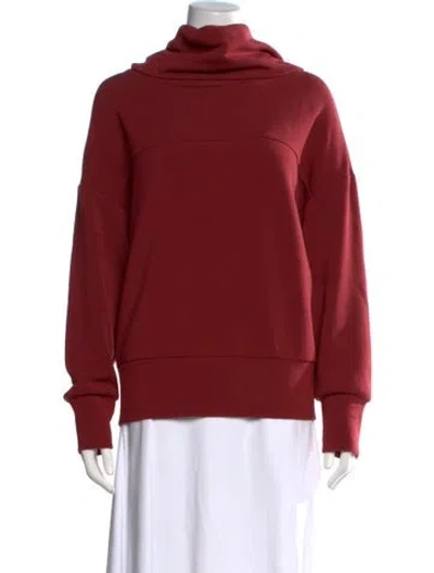 Pre-owned Varley Turtleneck Sweater In Red