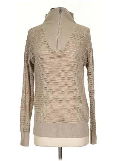 Pre-owned Varley Turtleneck Sweater In Tan