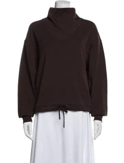 Pre-owned Varley Turtleneck Sweater W/ Tags In Brown