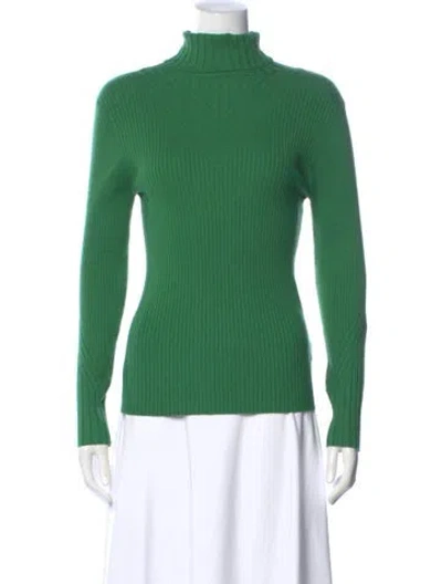 Pre-owned Varley Turtleneck Sweater W/ Tags In Green