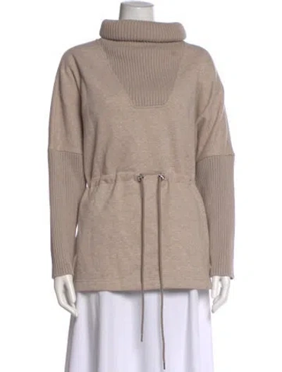 Pre-owned Varley Turtleneck Sweater W/ Tags In Neutral