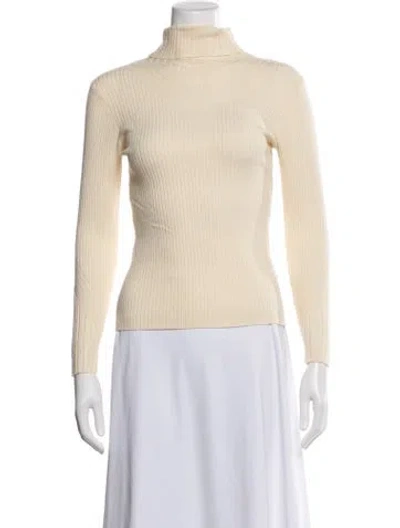 Pre-owned Varley Turtleneck Sweater W/ Tags In Neutrals