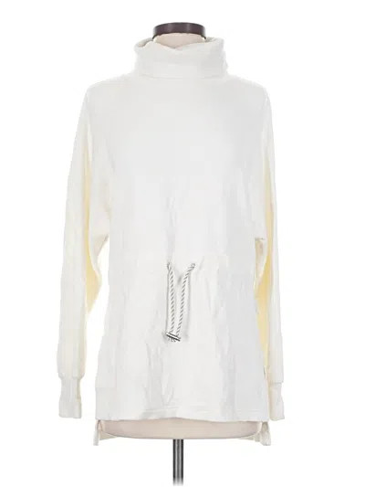Pre-owned Varley Turtleneck Sweater In White