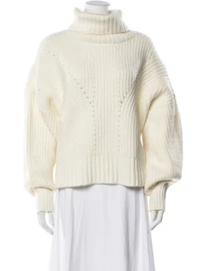 Pre-owned Varley Turtleneck Sweater In Yellow