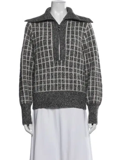 Pre-owned Varley Tweed Pattern Sweater In Multicolor