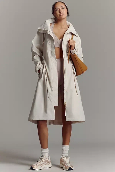 Varley Tybalt Long Coat In White
