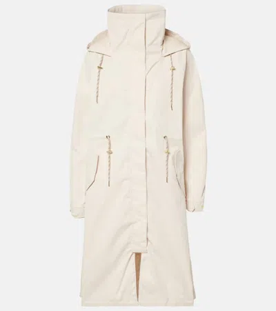 Varley Womens Birch Tybalt Long Rain Woven Parka Coat