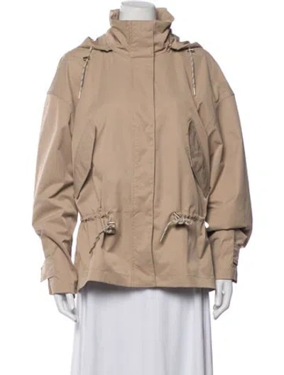 Pre-owned Varley Utility Jacket In Brown