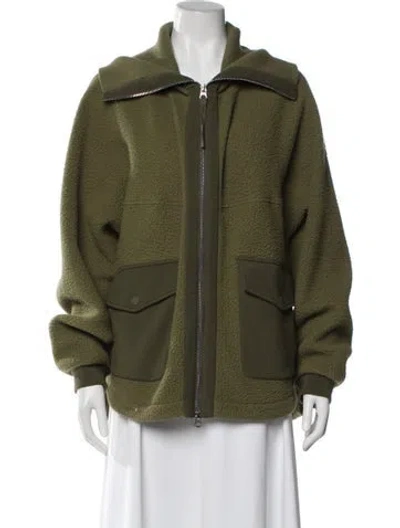 Pre-owned Varley Utility Jacket In Green