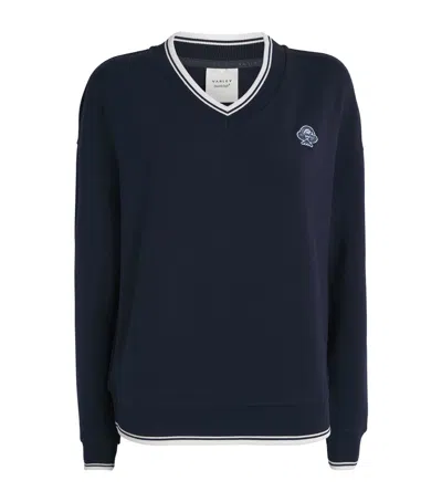 Varley V-neck Iona Sweatshirt In Blue