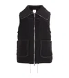 Varley Velvet Evie Gilet In Black