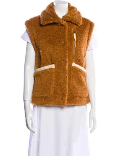 Pre-owned Varley Vest In Brown