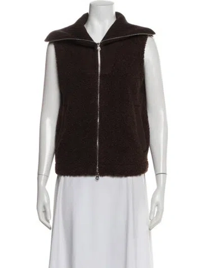 Pre-owned Varley Vest In Brown