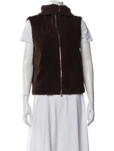 Pre-owned Varley Vest In Brown