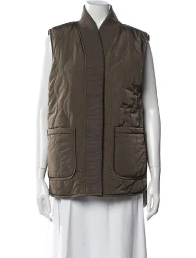 Pre-owned Varley Vest In Brown
