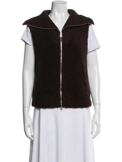 Pre-owned Varley Vest In Brown