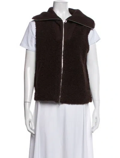 Pre-owned Varley Vest In Brown