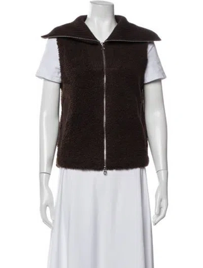 Pre-owned Varley Vest In Brown