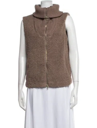Pre-owned Varley Vest In Brown