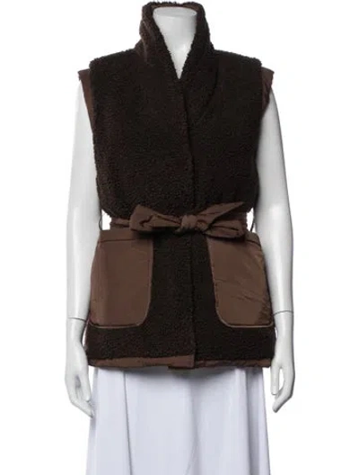 Pre-owned Varley Vest In Brown