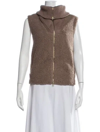 Pre-owned Varley Vest In Brown