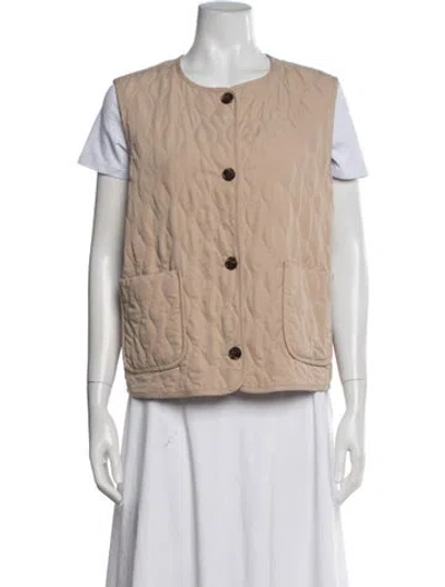 Pre-owned Varley Vest In Neutrals
