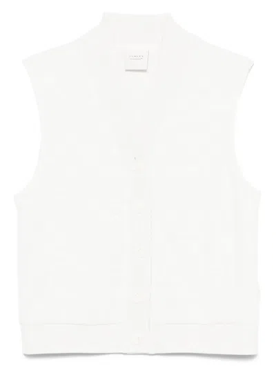 Varley Vicky V-neck Gilet In White