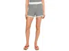 Varley Cotton Knitted Villiers Shorts In Multi