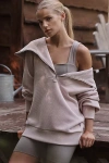 Varley Vine Half-zip Pullover In Purple
