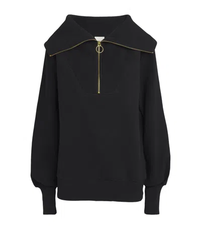 Varley Vine Half-zip Sweatshirt In Black