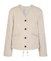Varley Saba Quilted Jacket In Neutral