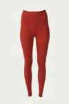 Varley Freesoft Super High 25 Legging In Red
