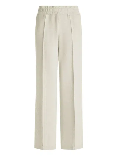 Varley Wide-leg Elastic-waist Trousers In White