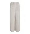 Varley Kayson Wide Leg 32 Stretch-jersey Trousers In Gray