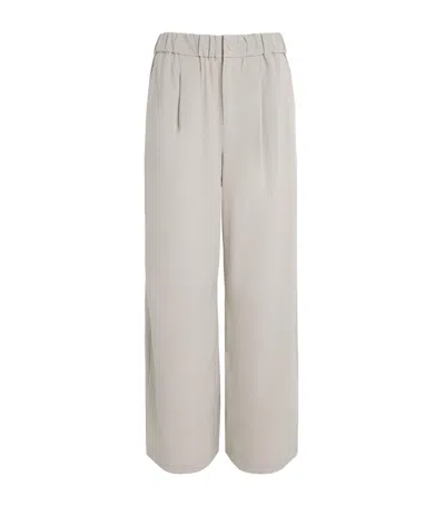 Varley Wide-leg Kayson Trousers In Gray