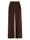 Varley Wide-leg Panelled Trousers In Brown