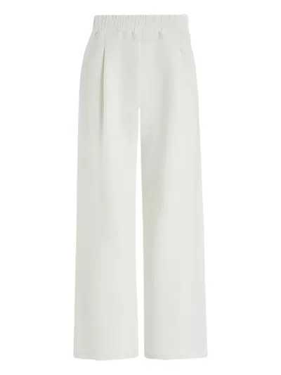 Varley Wide Leg Shorts In White
